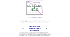 Desktop Screenshot of life-ed.com